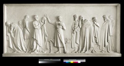 Sócrates bebiendo la copa de cicuta de Antonio Canova