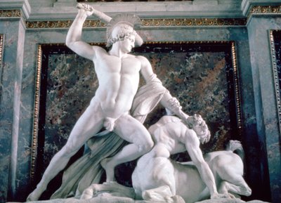 Teseo y el centauro, 1804-1819 de Antonio Canova