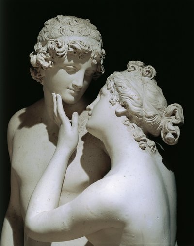Venus y Adonis (detalle) de Antonio Canova