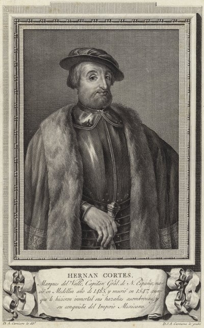 Hernán Cortés de Antonio Carnicero