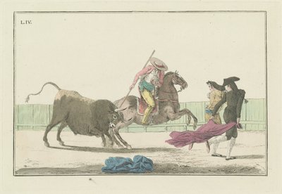 Plate IV, from the series Colección de las principales suertes de una corrida de toros (Collection of the Main Actions in a Bullfight) de Antonio Carnicero