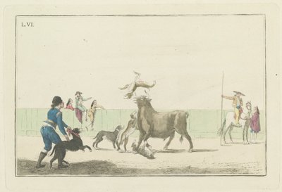 Plate VI, from the series Colección de las principales suertes de una corrida de toros (Collection of the Main Actions in a Bullfight) de Antonio Carnicero