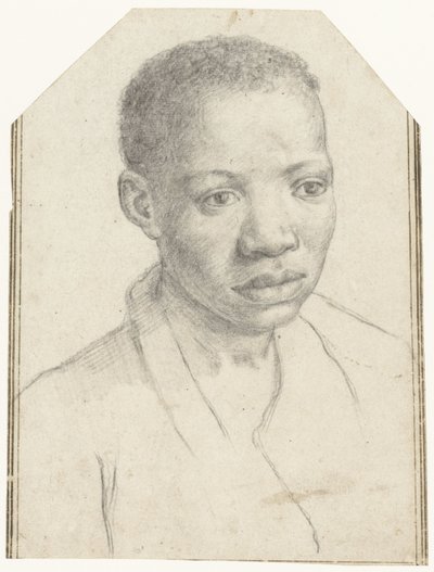 Retrato de un niño negro de Antonio Carracci