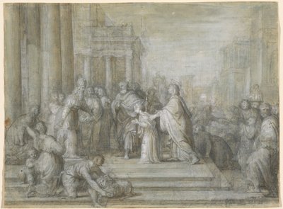La Presentación de la Virgen en el Templo de Antonio Cavallucci