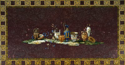 Mesa incrustada con piedras semipreciosas del diseño de Antonio Cioci, Italia de Antonio Cioci or Ciocchi