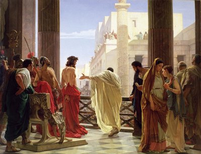 Ecce Homo (¡He aquí el hombre!) de Antonio Ciseri