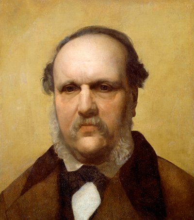 Retrato de Antonio Tommasi, medio busto de Antonio Ciseri