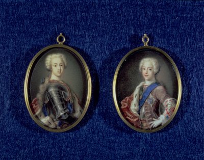 Príncipe Henry Benedict Stuart (1725-1807) y Príncipe Charles Edward Stuart (1720-88), c.1734 de Antonio David