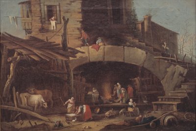 Escena rústica de Antonio Diziani