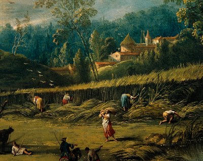 La cosecha (detalle) de Antonio Diziani