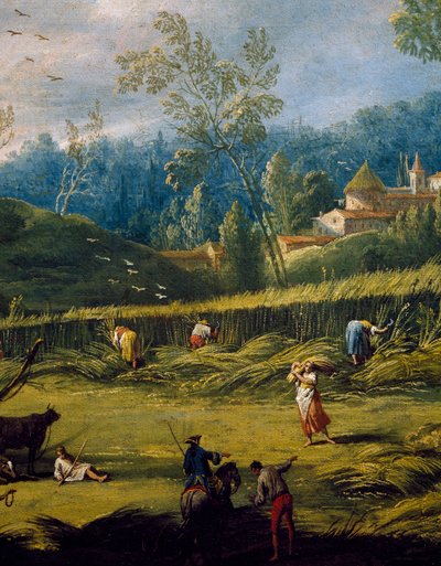 La cosecha (detalle) de Antonio Diziani