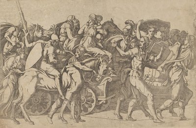 Un ejército romano en marcha - Convoy de tropas de Antonio Fantuzzi