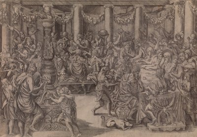 Banquete de Escipión, 1543 de Antonio Fantuzzi