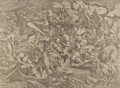 Venganza de Nauplio, 1540-45 de Antonio Fantuzzi