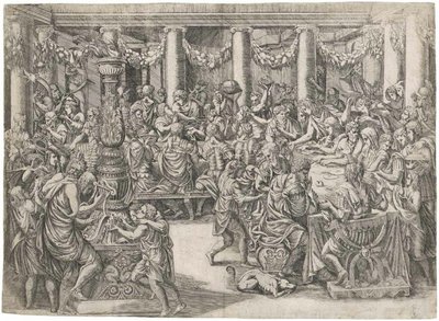 El banquete de Escipión de Antonio Fantuzzi