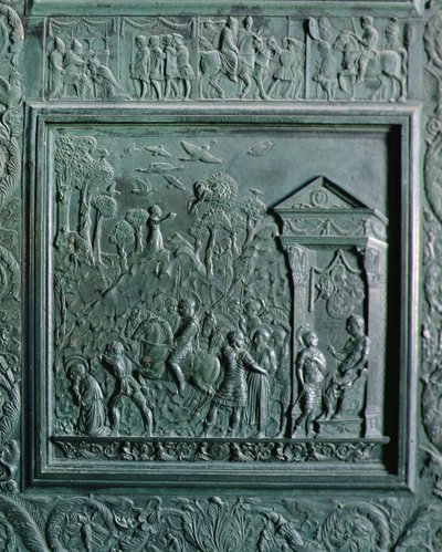 La Decapitación de San Pablo, detalle de la 