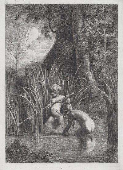 La pesca de Antonio Fontanesi