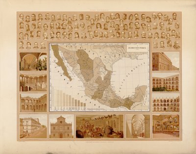 Atlas pintoresco es histórico de los Estados Unidos Mexicanos. de Antonio García Cubas