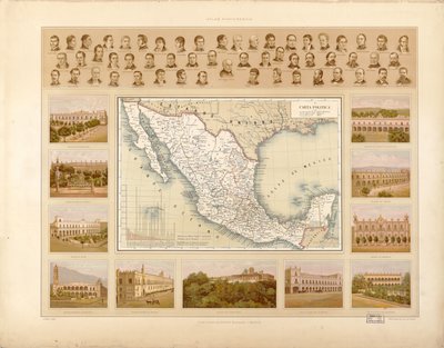 Atlas pictórico e histórico de los Estados Unidos Mexicanos. LOC 2008621671-4 de Antonio García Cubas