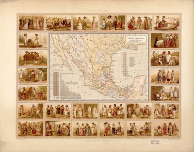 Atlas pictórico e histórico de los Estados Unidos Mexicanos. LOC 2008621671-5 de Antonio García Cubas