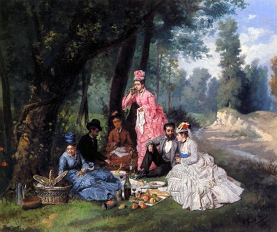 Un almuerzo de verano de Antonio Garcia Mencia