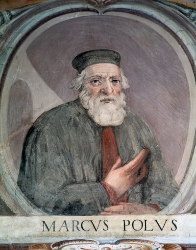 Retrato de Marco Polo de Antonio Giovanni de Varese