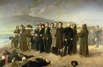 Ejecución de José María de Torrijos y Uriarte (1791-1831) y sus compañeros en 1831, 1888 de Antonio Gisbert