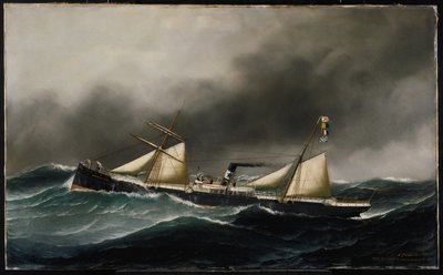 S.S. Brooklyn City, 1886 de Antonio Jacobsen