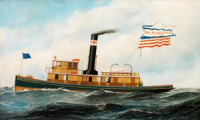 El remolcador oceánico May McWilliams, ca. 1895 de Antonio Jacobsen