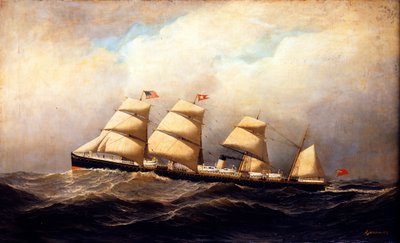 El buque de vapor Baltic de Antonio Jacobson
