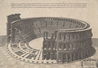Amphitheatri Veronen Diligens et Accurata Delineatio de Antonio Lafreri