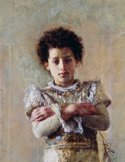 Acróbata (detalle) de Antonio Mancini