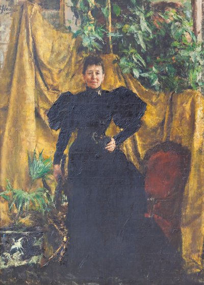Retrato de la Signora Pantaleoni de Antonio Mancini