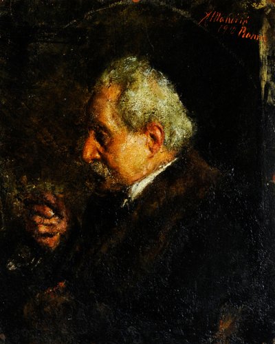 Retrato del padre del artista de Antonio Mancini
