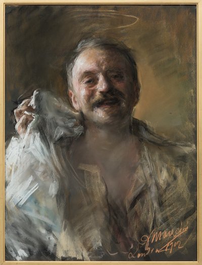 Autorretrato de Antonio Mancini