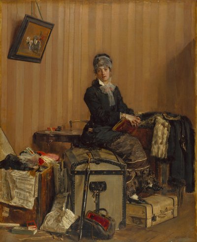 Las costumbres, 1877 de Antonio Mancini