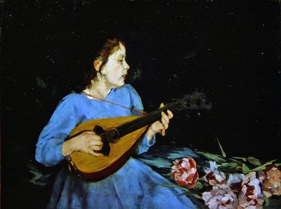 El jugador de mandolina de Antonio Mancini