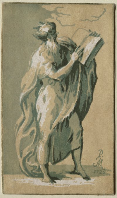 Un anciano de pie de Antonio Maria I Zanetti