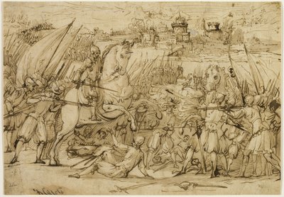Escena de batalla de Antonio Maria Viani