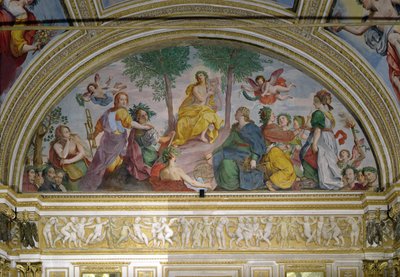 El Salón de los Espejos, Apolo y las Musas de Antonio Maria Viani