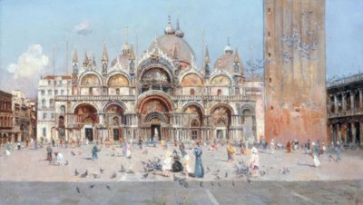 Piazza San Marco en Venecia de Antonio Maria de Reyna Manescau