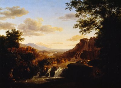 Paisaje con cascada de Antonio Marinoni