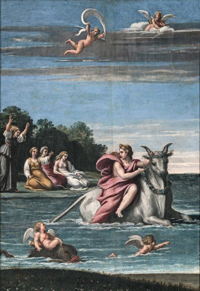 El rapto de Europa, 1602-1605 de Antonio Marziale Carracci