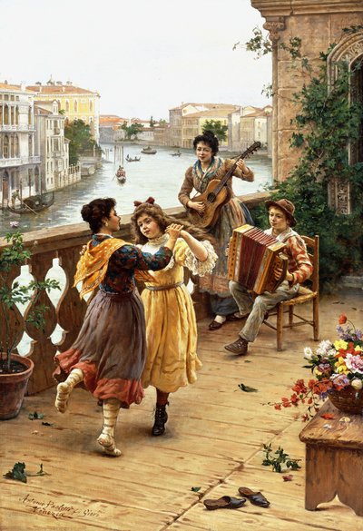 En un balcón veneciano de Antonio Ermolao Paoletti