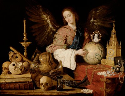 Alegoría de la vanidad (detalle) de Antonio Pereda y Salgado