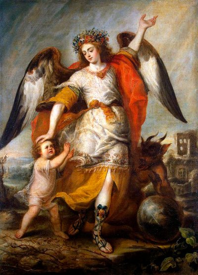 Ángel Guardián, 1646 de Antonio Pereda y Salgado de