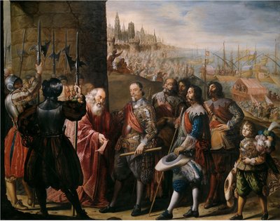 El alivio de Génova por el 2º Marqués de Santa Cruz, 1634-1635 de Antonio Pereda y Salgado de