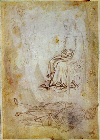 Dibujo de Antonio di Puccio Pisano dit Pisanello (1395-1455) Chantilly, Museo Condé de Antonio Pisanello