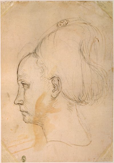 Francia, París, Cabeza de una joven de Antonio Pisanello