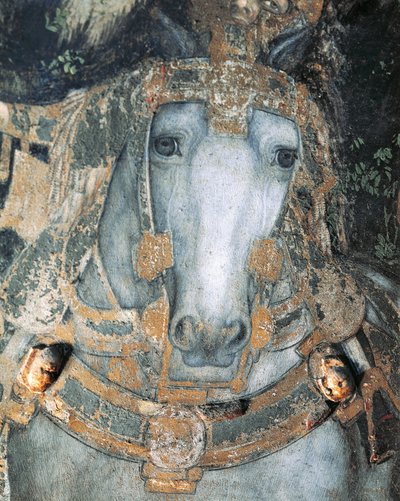Caballo en un arnés (detalle) de Antonio Pisanello